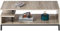 Yaheetech Tavolino Basso da Caffè 106 x 40 x 40 cm Tavolino Portaoggetti da Divano Moderno Tavolo Porta TV con Ripiano Inferiore Mobile da Soggiorno a 3 Livelli