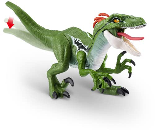 Robo Alive Dino Action Dinosaurier Raptor, batteriebetriebenes Roboterspielzeug, realistische Dinosaurier-Bewegung