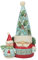 Enesco Jim Shore Heartwood Creek Winter Wonderland - Gnomo e pupazzo di neve, 13 cm, multicolore