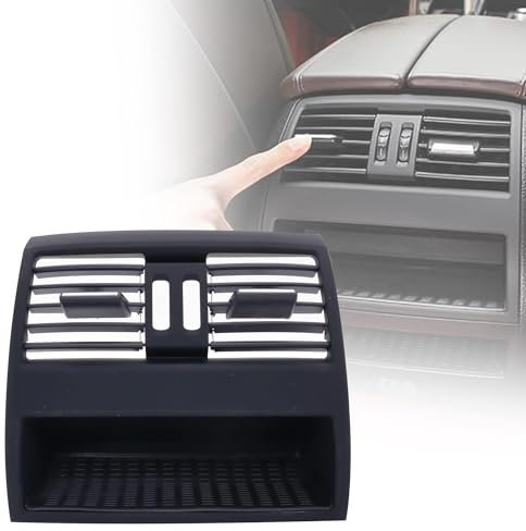 HISports Lüftungsgitter Hinten Lüftungsgitter AC Vent Ersatzlüfter Konsole Lüftungsgitter Accessories-Kompatibel mit F10 F11 520 523 525 528 530 535 550 2010-2016