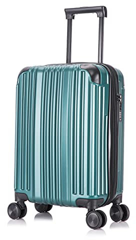 interGo Reisekoffer Hartschalenkoffer Handgepäckkoffer Taschen Gepäck Kabinengepäck Trolley Rollkoffer 4 Rollen (M-L-XL-Set) für Arbeit Reisen Geschäftsreise Im Freien