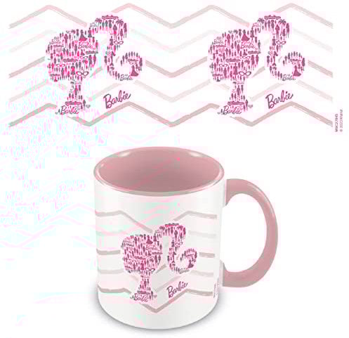 Pyramid International Barbie Mug (Barbie Head Design) 11oz Ceramic Coffee Mug, Coffee Mugs for Women and Mugs for Men - Official Merchandise