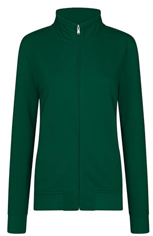 HRM 1002 Sweatshirt Capuche, Vert Bouteille, L Femme