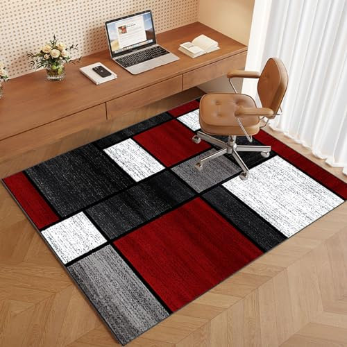 Bodenschutzmatten für Bürostühle - Teppich Unterlage-Kratzfest Rutschfest für Parkett und Hartböden - Schreibtischstuhl Unterlage Gaming Stuhl Unterlage - Drehstuhl Unterlage für Laminat 160 x 200 cm