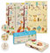 MS BabyWorld - Trendy - Alfombra de Juegos para Bebé 180x120 cm - Doble Cara, Tapete Muy acolchado (1cm Grosos), Plegable y con Bolsa de transporte