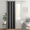 MIULEE Verdunklungsvorhang Grau Blickdichte Vorhänge mit Ösen Thermovorhang Hitzeschutz Türvorhang 1 Stück H 225 x B 140 cm Tür Gardinen Abdunkelnde Wohnzimmer Schlafzimmer Blackout Curtain