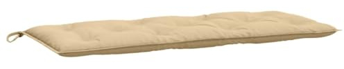 vidaXL Gartenbank-Auflage Melange Beige 120x50x7 cm Stoff