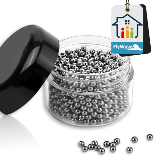 FlyWave Perlas de limpieza de acero inoxidable premium para botellas, garrafas y decantadores, bolas de limpieza sin arañazos para botellas de cristal, bolas limpiadoras, reutilizables e inoxidables