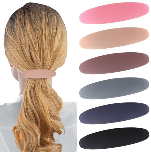 6 Stück Haarspangen Damen Dünnes Haar,Automatische Haarspangen Vintage,Französische Haarspangen Damen Hair Clip Set Für Frauen Mädchen Haarschmuck