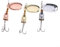 Vibrant Color Spinner Bait for Fishing, Metal Spoon Lure with Enhanced Fish Attraction (copper)