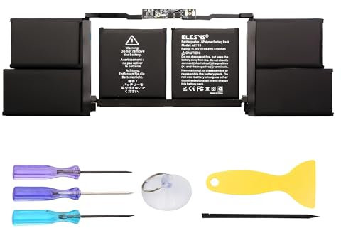 BLESYS A2113 Akku Laptop für MacBook Pro 16 Zoll Retina A2141 2019 Jahr EMC 3347 Series BTO/CTO MVVJ2xx/A MVVK2xx/A MVVL2xx/A MVVM2xx/A [Li-Polymer 11.36V 8700mAh]