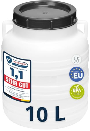 Garronda Réservoir d'eau de 10 litres Baril Alimentaire Bidon Eau GD-0078