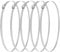 Vent Systems Ø300 mm / 12 Inch - Pack of 5 - Adjustable Galvanized Steel Worm Gear Steel Duct Clamps - Dryer Vent Clamp - Pipe Clamp for Air Ducting, Automotive - Worm Drive Hose Clamps