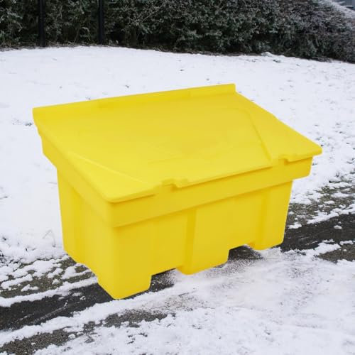 Generic 200L Stackable Lockable Grit Salt Bins Heavy Duty Containers 102x72x52CM