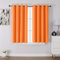 CUCRAF Verdunklungsvorhänge Thermovorhang Kälteschutz 2er Set H132 x B137cm Gardinen mit Ösen Orange Vorhang Blickdicht Weich und Langlebig Schallschutz Vorhang für Schlafzimmer Wohnzimmer