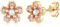 Bewenda Silber Ohrstecker für Damen Mädchen, Hypoallergen Blumen Ohrringe Silber 925 Stecker, 925 Sterling Silber Kirschblüte Ohrstecker mit Perle, Schlafen Knorpel Blumenohrringe Tiny mit Geschenkbox