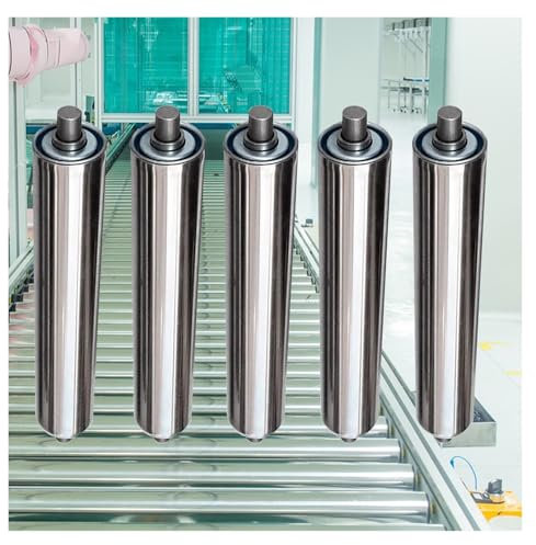 DIY Replacement Infeed/outfeed Rollers Table Saw Conveyor Roller, 5 Pack Stainless Steel 300 400 500 550 600 700mm Long Conveyor Belt Rollers, Removable Support Roller(Dia 38MM/1.5 Inch,L 800MM/31.5IN