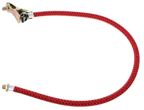 Ciieeo Red Flexible Bike Pump Replacement Part for Car Motorcycle Bicycle Electric Inflatable Pump Adapter Compatible Presta Air Compressor Accessories