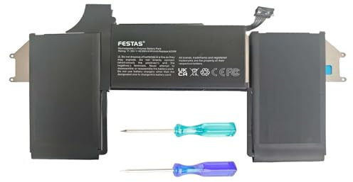 FESTAS A2389 Akku kompatibel mit MacBook Air 13 Zoll A2337 (M1 2020) EMC 3598 MGN53LL/A MGN83LL/A MGN63LL/A MGN93LL/A MGND3LL/A MGN73LL/A MGNA3LL/A MGNE3LL/A Laptop