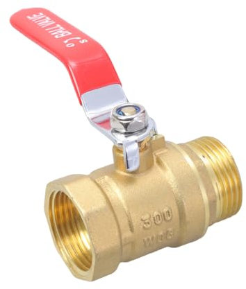 1 pollice Maschio Femmina Filettatura Connettore Ottone Valvole Giardino Tubo Chiuso Chiudere Valvole Tubo Acqua Raccordo Giardino Irrigazione Irrigazione Accoppiatore Rame