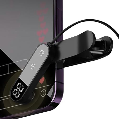 Generisch Handy Tapper - Live Übertragungen Autoclicker | Automatischer Leiser Einstellbarer Geschwindigkeit Physischer Taster | Für Videospiele Handybildschirm Live-Streams Likes [Android]