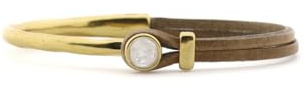 QOSS Armband Coco Gold Taupe Creme