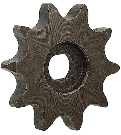 10-Zahn-Ritzel für Fahrradkette und Motorgetriebe, Zahnrad aus Kohlenstoffstahl zur Drehzahlreduzierung mit 12,5 mm Teilung, leichter Ersatz für 1020-Gangmotoren und Fahrräder