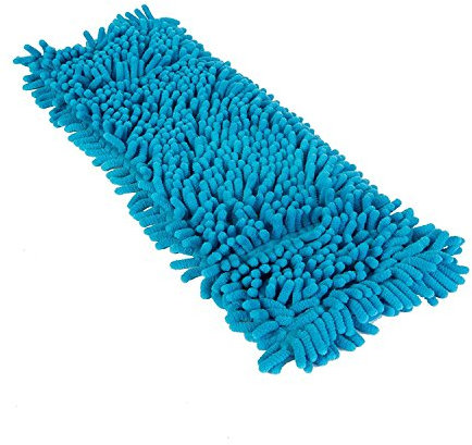 PrimeMop 5X Chenille Wischmopp Microfaser Blau für Parkett Laminat 50cm Haushalt
