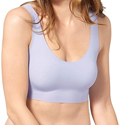 Sloggi Women's Zero Feel Top Ex Crop, Silver Shadow, XS