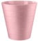 Home+ Plastic Waste Paper Bin Basket 6L Waste Rubbish Trash Can Round Kitchen Bathroom Bedroom Office Garbage Dustbin, 6 Litre (Pink)