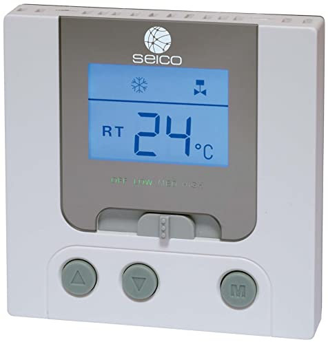 Seico FD2T Digital 2 Tubos Fancoil Termostato, 230 V