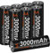 CITYORK 3000mAh AA NI-MH Wiederaufladbare Batterien Hohe Kapazität 1200 Zyklen Wiederaufladbarer Akku AA mit Aufbewahrungskoffer [Packung mit 8 Stück]