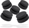detailmate Spugne per lucidatura manuale, accessorio per la cura dell’auto, made in Germany, per applicare cera e altri prodotti su plastica, pneumatici, ecc., medium, nero, Ø 90 mm, 5 pezzi