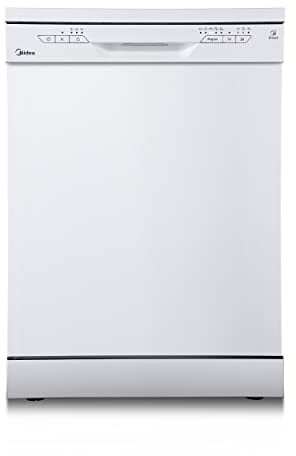 Midea SF 3.60NW PRO Lavastoviglie, 14 Controsoffitto, Lavastoviglie con Wi-Fi, Lavastoviglie autoportante, Montaggio inferiore, 5 modalità di pulizia, 47 dB, 3/6/9h orario di partenza, bianco