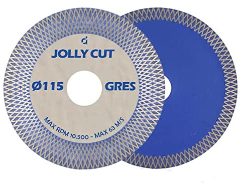 Disco diamantato Jolly Cut per gres porcellanato 115mm per il taglio delle piastrelle e per il taglio jolly senza scheggiare Ladecormarmi