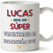 MUGFFINS Tazas Personalizadas para VOLUNTARIO DE PROTECCIÓN CIVIL hombre - En Español - Eres Súper - 11 oz / 330 ml - Regalo Personalizable original y divertido