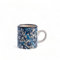 EVANILIFE Ceramic Espresso Cup, 5 Oz Handmade Espresso Mug, 2.75 Inch Cappuccino and Latte Cup, Multicolor Demitasse Cup, Dishwasher Safe Small Coffee Cup, Ideal for Espresso Machine (IZNIK NAVY)