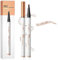 Eyebrow Pen, Eyebrow Pencil, Magic Waterproof Eyebrow Pencil, Eyebrow Pen with 4 Micro-Fork Tip Long-Lasting Waterproof Smudgeproof Creating Natural Eyebrows for Women(Light Brown)