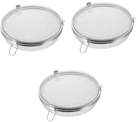 MAGICLULU 3pcs Dishwasher Storage Basket Bottle Dishwasher Baskets Dishwasher Cutlery Basket Dishwasher Basket for Small Items Silverware Dishwasher Cage Metal Basket Stainless Steel