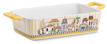 EGAN Pirofila da forno Paese Mio colore Giallo 24,5×13 cm