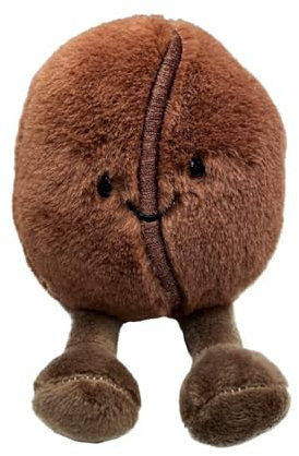 Pitsilak Kuscheltier Kaffeebohnen-Plüschtier, 5 inches/8 inches Plüsch Lustige Cartoon Mini Trompete Simulation Kaffee Plüschtier Geschenk (13cm-Schnelle Ankunft)