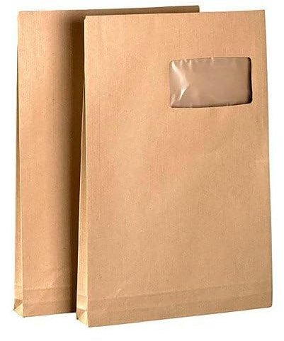 Pochettes à soufflets -229x324 mm - avec fenêtre - Boite de 50