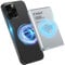 10000mAh für Magsafe Powerbank, Qi2 Certified, 14.3CM Ultra Slim Mini Wireless Power Bank, 20W Quick Charge USB C External Mobile Phone Batteries für iPhone 16/15/14/13/12, Alloy-Design, Grau