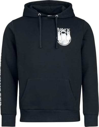 Sesamstraße Rock Monster - Krümelmonster - Cookie Monster Männer Kapuzenpullover schwarz XXL