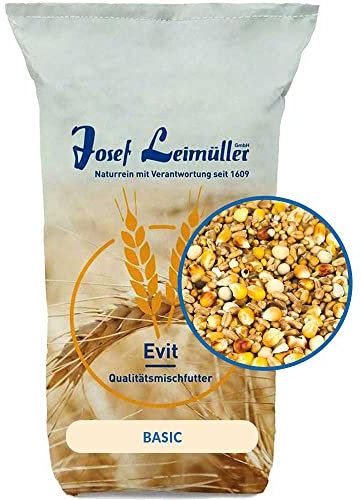 Leimüller Taubenfutter Basic ohne Gerste 25 kg - Artgerechtes Futter ohne GVO und Staub