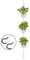 Warooma Macrame Plant Hanger Long 3 Tier Hanging Air Plant Holder with 2 Hooks for Hanging Indoor Outdoor Flower Basket Pot Home Decor - 71inches