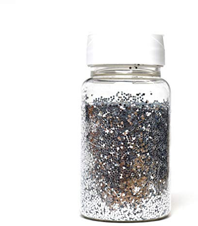 Glitter PVC Silver, 60G (Packaging may vary)