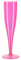 Product Pro 10 x Pink Transparent Plastic Prosecco Flutes - 175ml Capacity