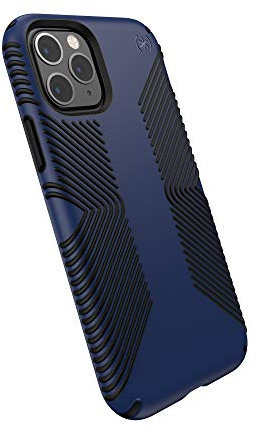 Speck Products Presidio Grip 129892-8531 Schutzhülle für iPhone 11 Pro, Polycarbonat, stoßfest, schmale Passform, Küstenblau/Schwarz