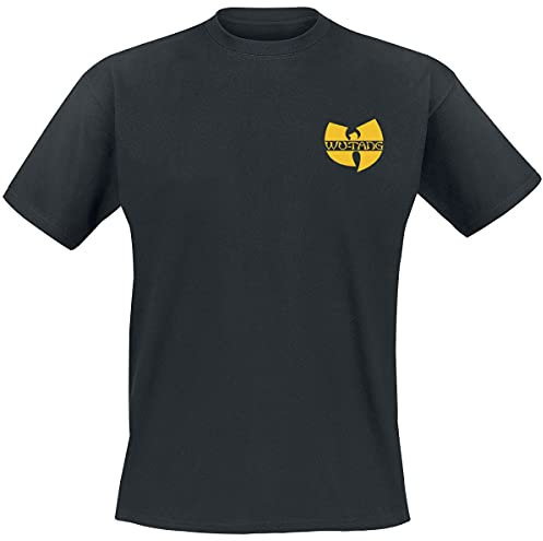 Wu-Tang Clan Black Logo Männer T-Shirt schwarz XL 100% Baumwolle Band-Merch, Bands